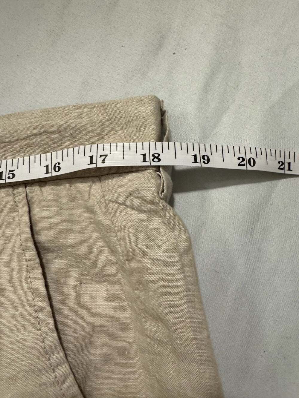 Jack & Jones Pants Studio Linen Blend Shorts Beige xl - Picture 8 of 8